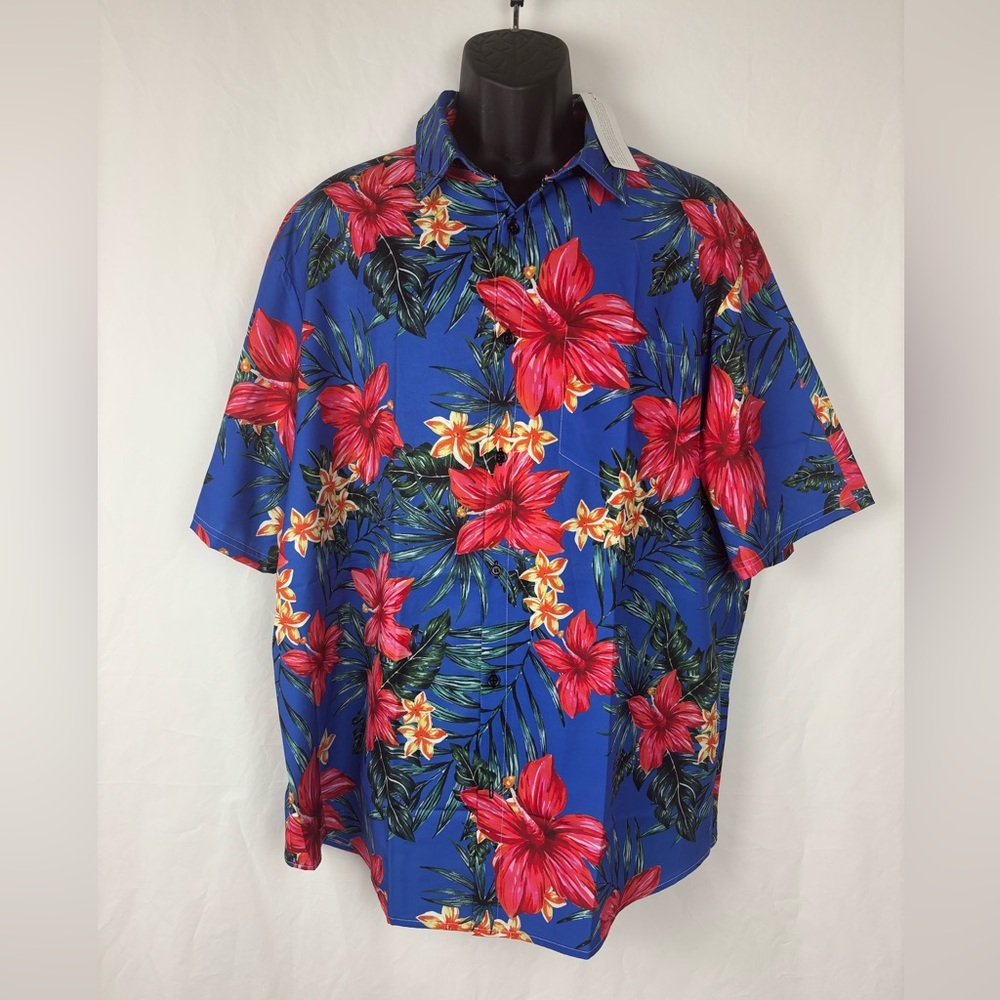 DOOPCCOR Tropical Short Sleeve Button Hawaiian Shirt New With Tags MENS Sz XL